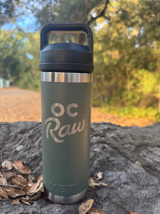 OC Raw YETI® 18 oz Bottle