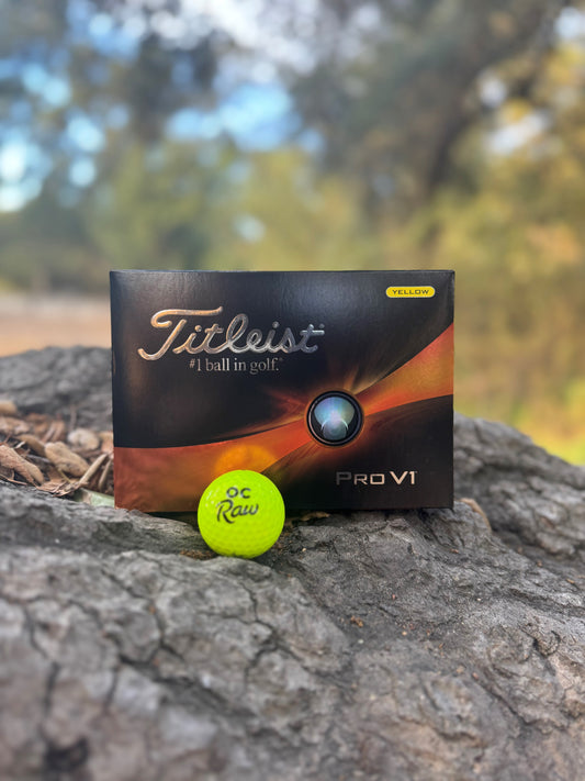 OC Raw Titleist® ProV1 Golf Balls